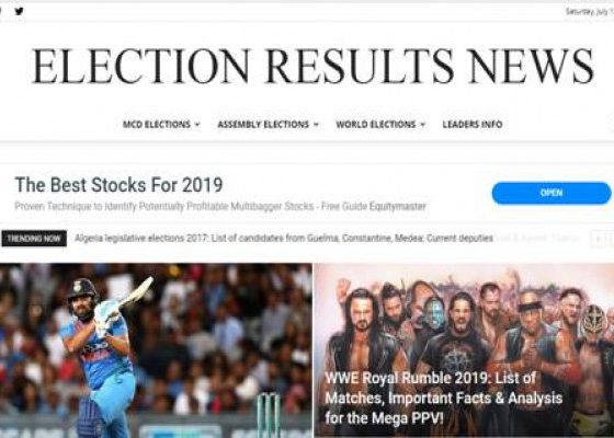 Election Results News