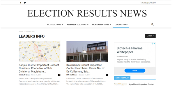 Election Results News