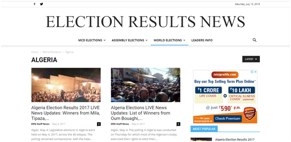 Election Results News